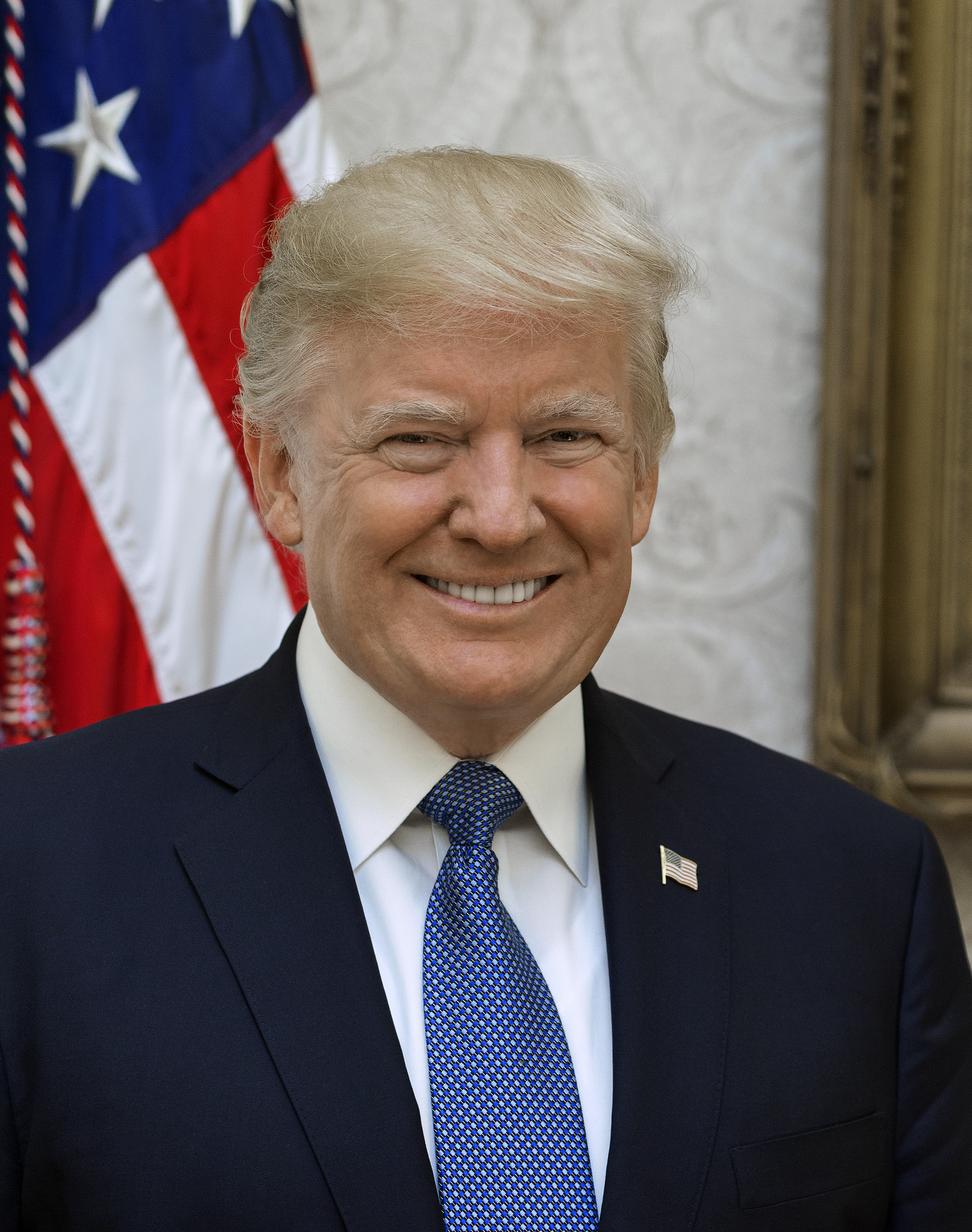 Donald Trump official portrait 45th President